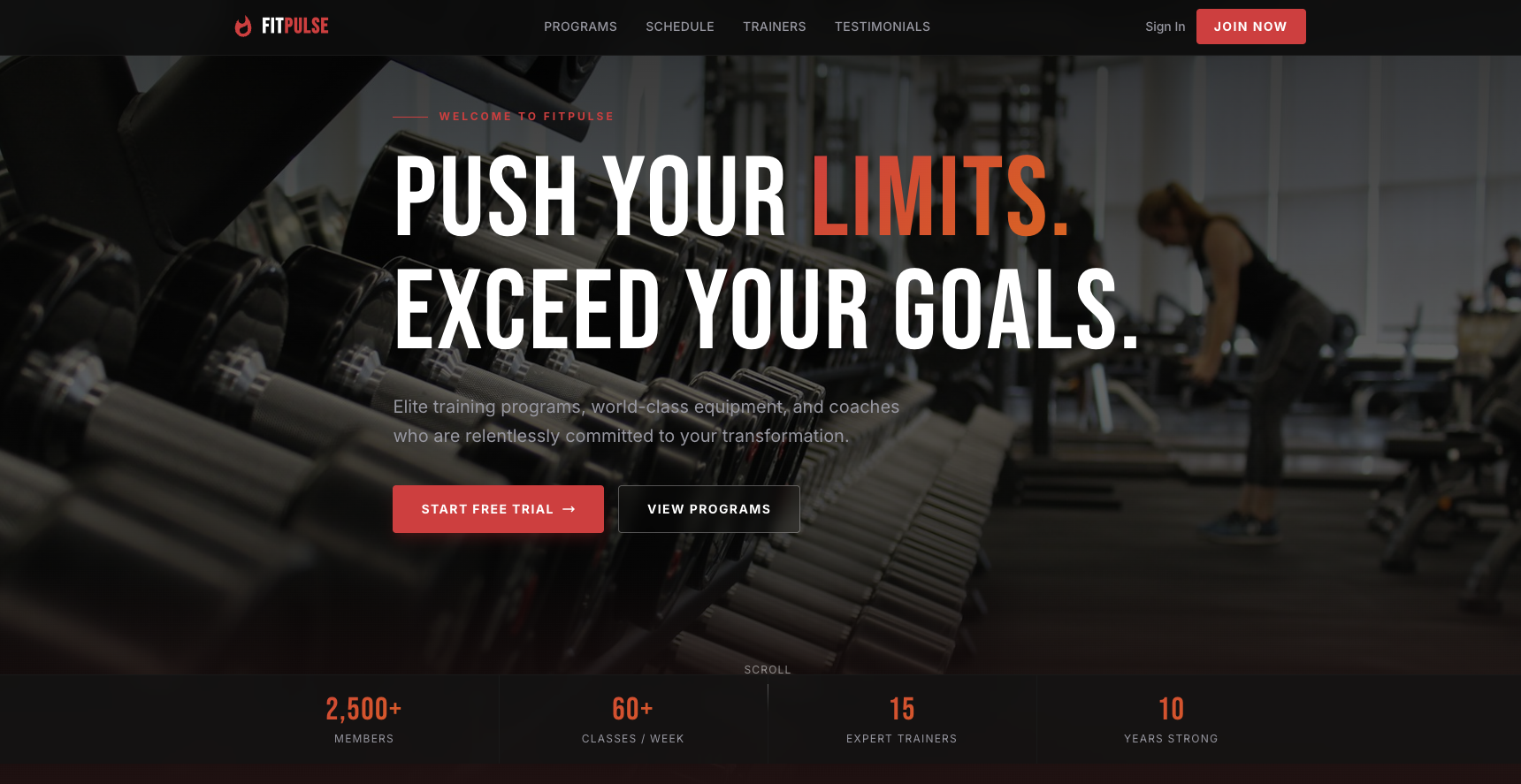FitPulse preview